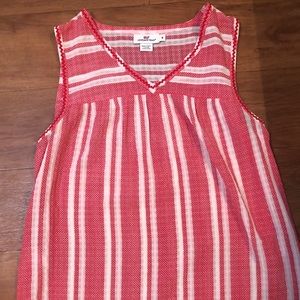 Vineyard Vines Red Sleeveless Top Blouse